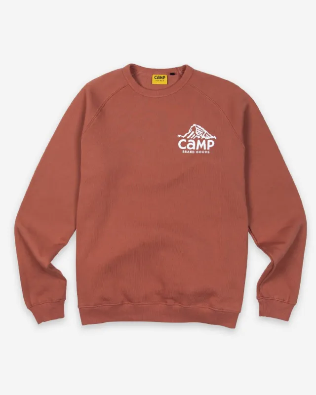 Peak Logo Sweatshirt sold by Camp Brand Goods