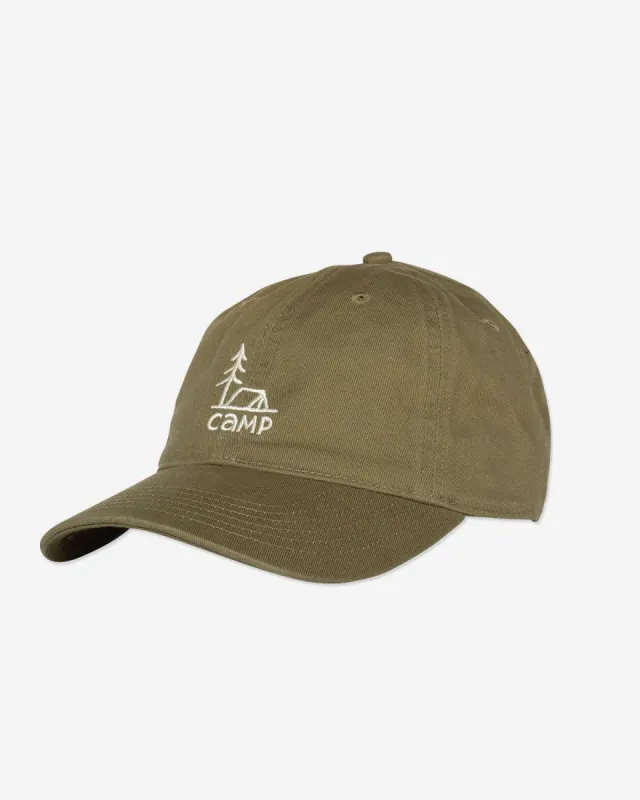 In Tents Dad Cap sold by Camp Brand Goods