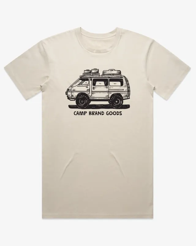 Delica Classic Tee sold by Camp Brand Goods