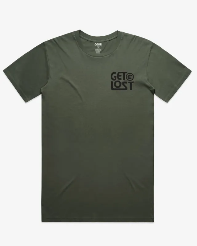 Get Lost Wagooner Classic Tee sold by Camp Brand Goods