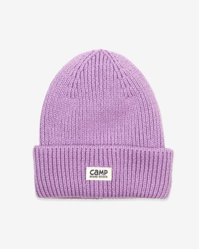 Camp Wordmark Ribbed Toque sold by Camp Brand Goods