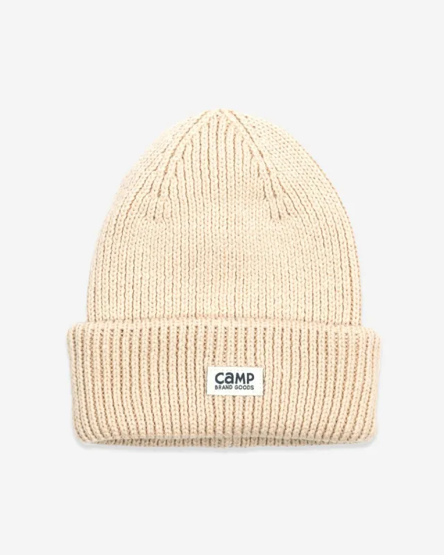 Camp Wordmark Ribbed Toque sold by Camp Brand Goods