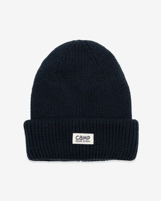 Camp Wordmark Ribbed Toque sold by Camp Brand Goods
