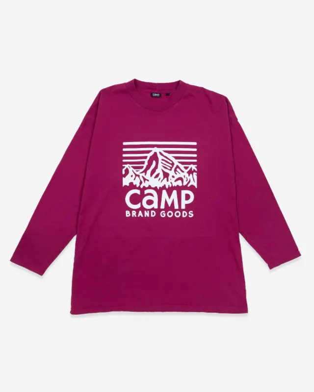 Heritage Logo Oversized Long Sleeve sold by Camp Brand Goods