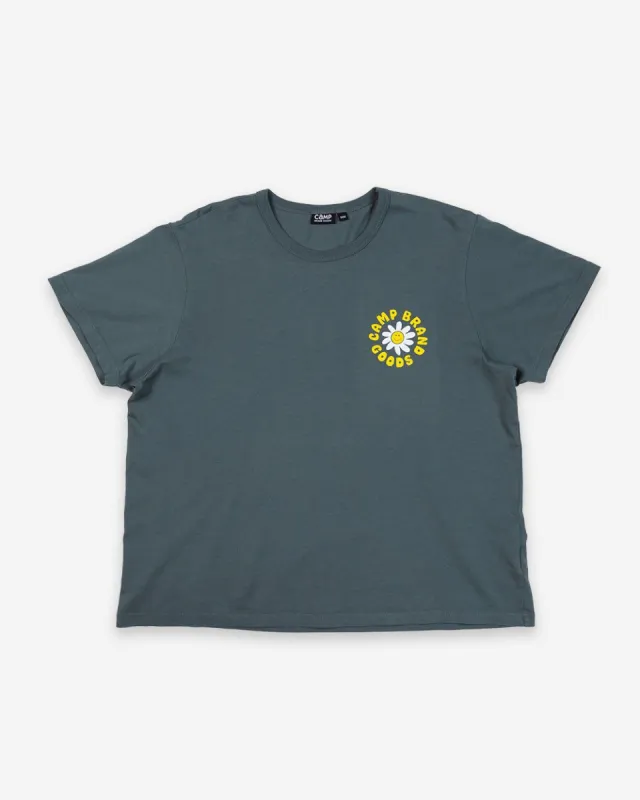 Flower Power Boxy T-Shirt sold by Camp Brand Goods