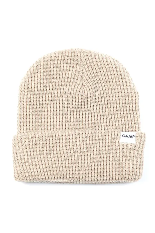 Wordmark Logo Waffle Toque // Stone sold by Camp Brand Goods