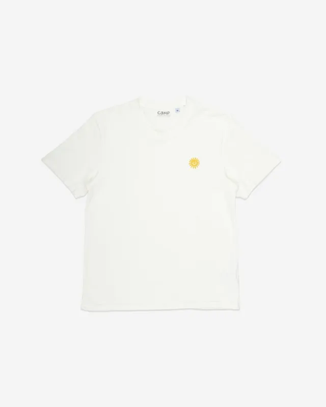 Smiley Sun Womens Graphic T-Shirt sold by Camp Brand Goods