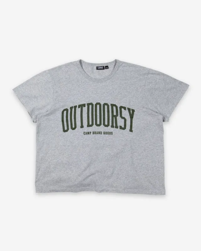 Outdoorsy Boxy T-Shirt sold by Camp Brand Goods