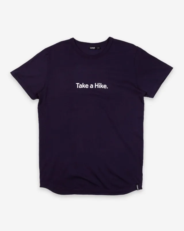 Take A Hike Curved Hem T-Shirt sold by Camp Brand Goods
