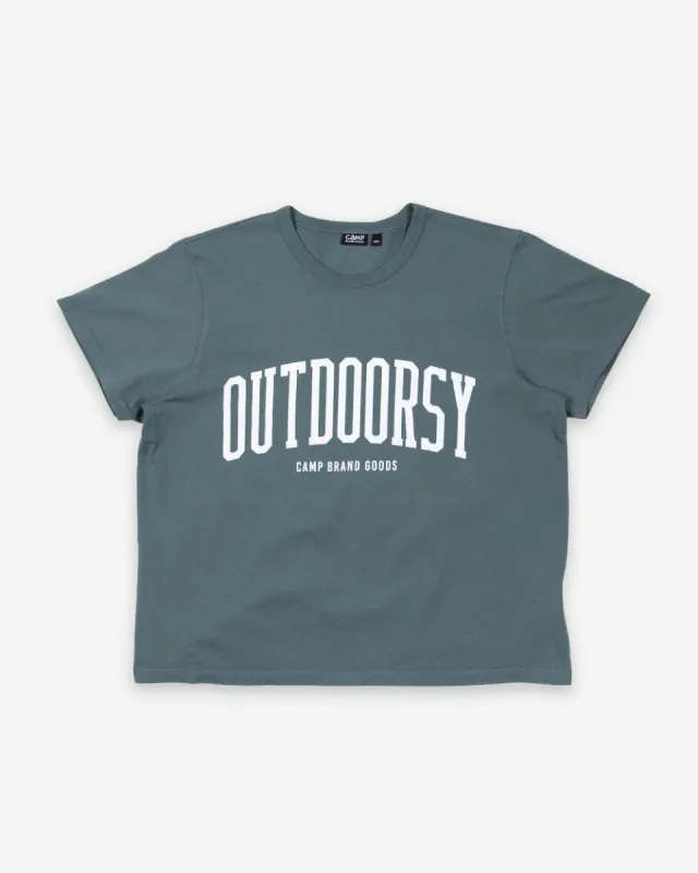 Outdoorsy Boxy T-Shirt sold by Camp Brand Goods