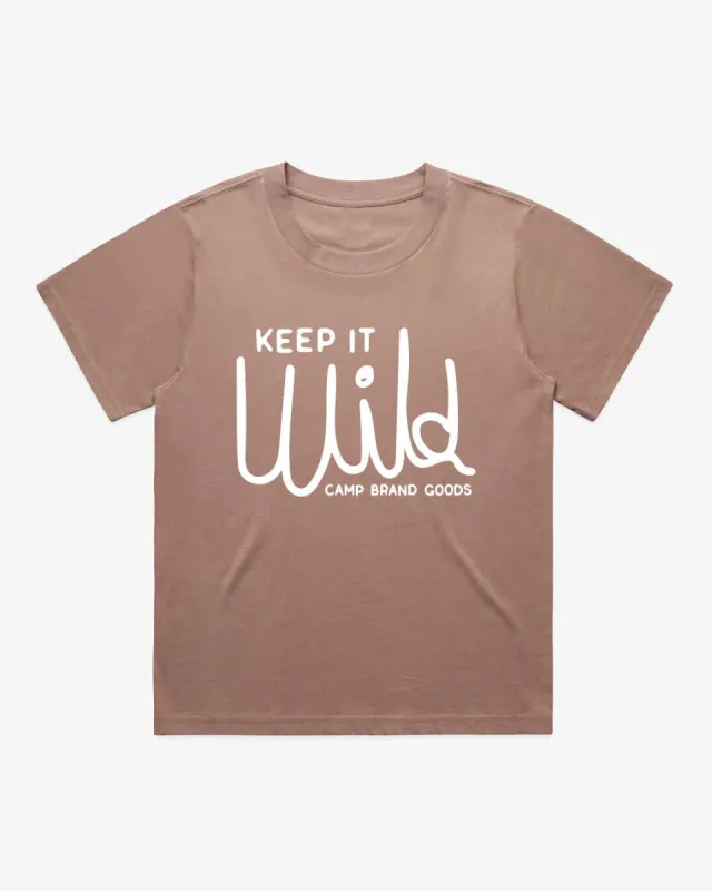 Keep It Wild W Easy Tee sold by Camp Brand Goods