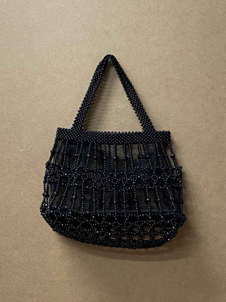 Vintage Beaded, Lace and Mesh Mini Handbag sold by Surplus Market product image thumbnail 2
