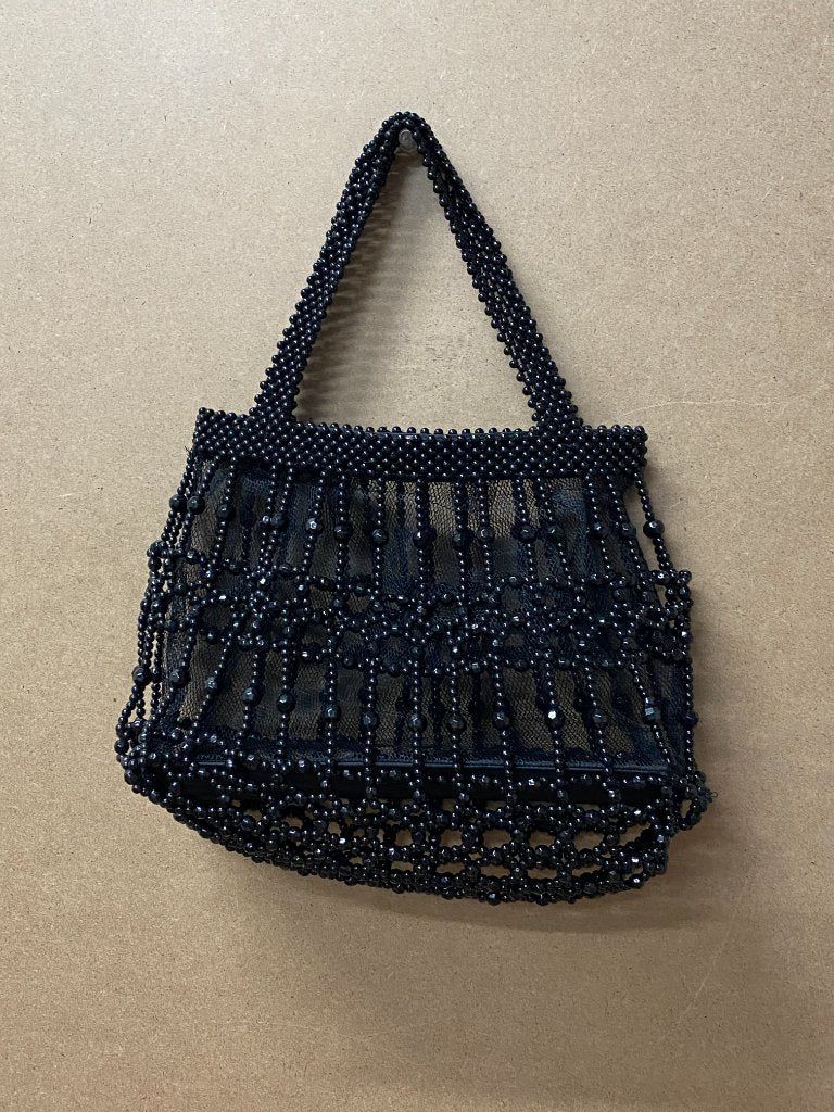 Vintage Beaded, Lace and Mesh Mini Handbag sold by Surplus Market