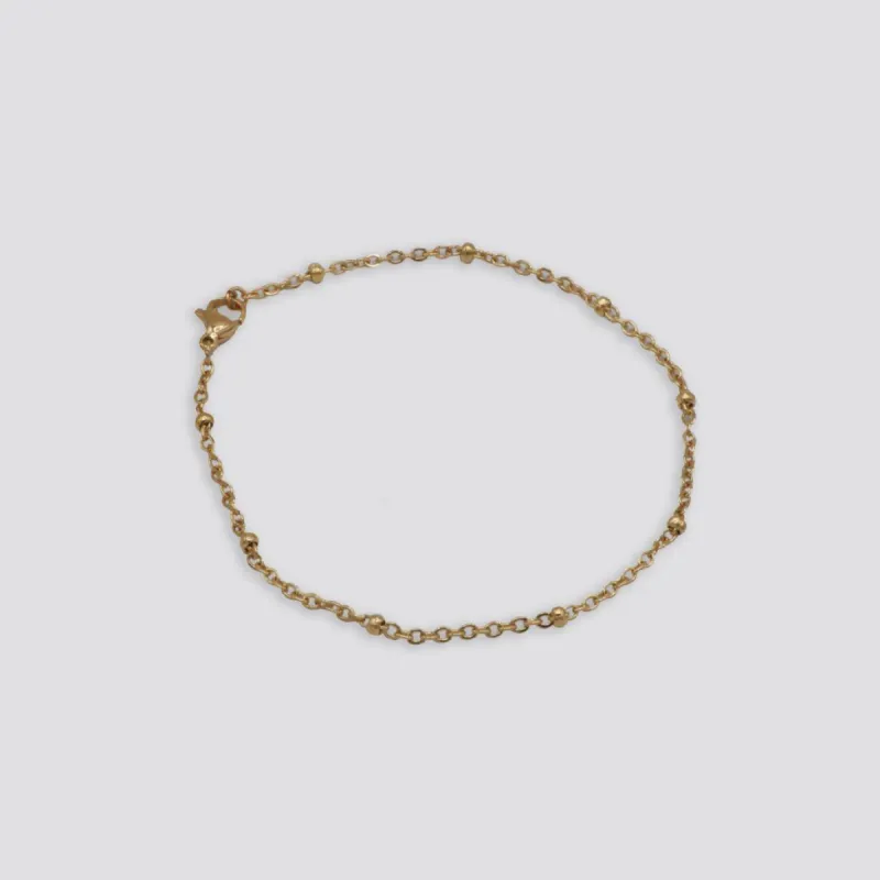 Petite Bead Chain Anklet/Bracelet sold by Surplus Market