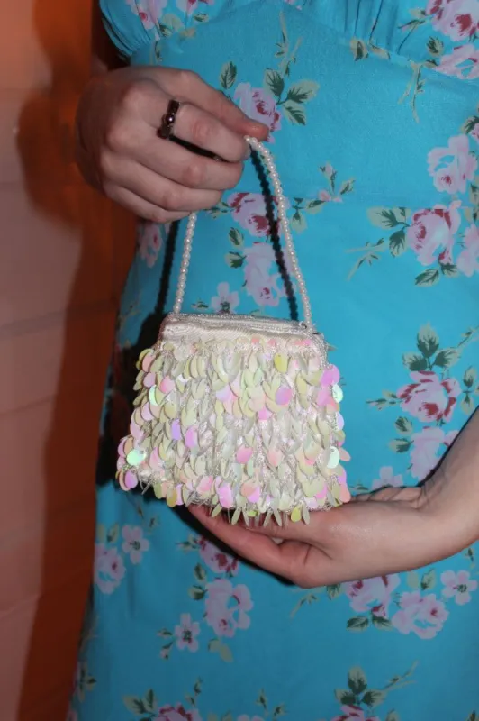 Y2K Micro Sequined Handbag sold by Surplus Market