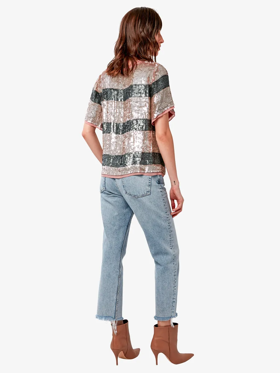 THE SEQUIN RUGBY TEE sold by AS by DF product image thumbnail 2