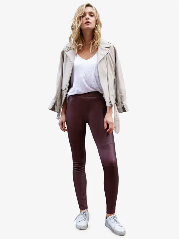 KIKI LEATHER LEGGINGS sold by AS by DF