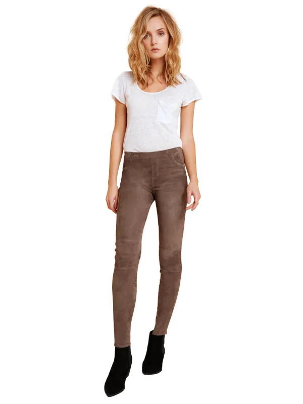 KENNY STRETCH SUEDE LEGGINGS sold by AS by DF