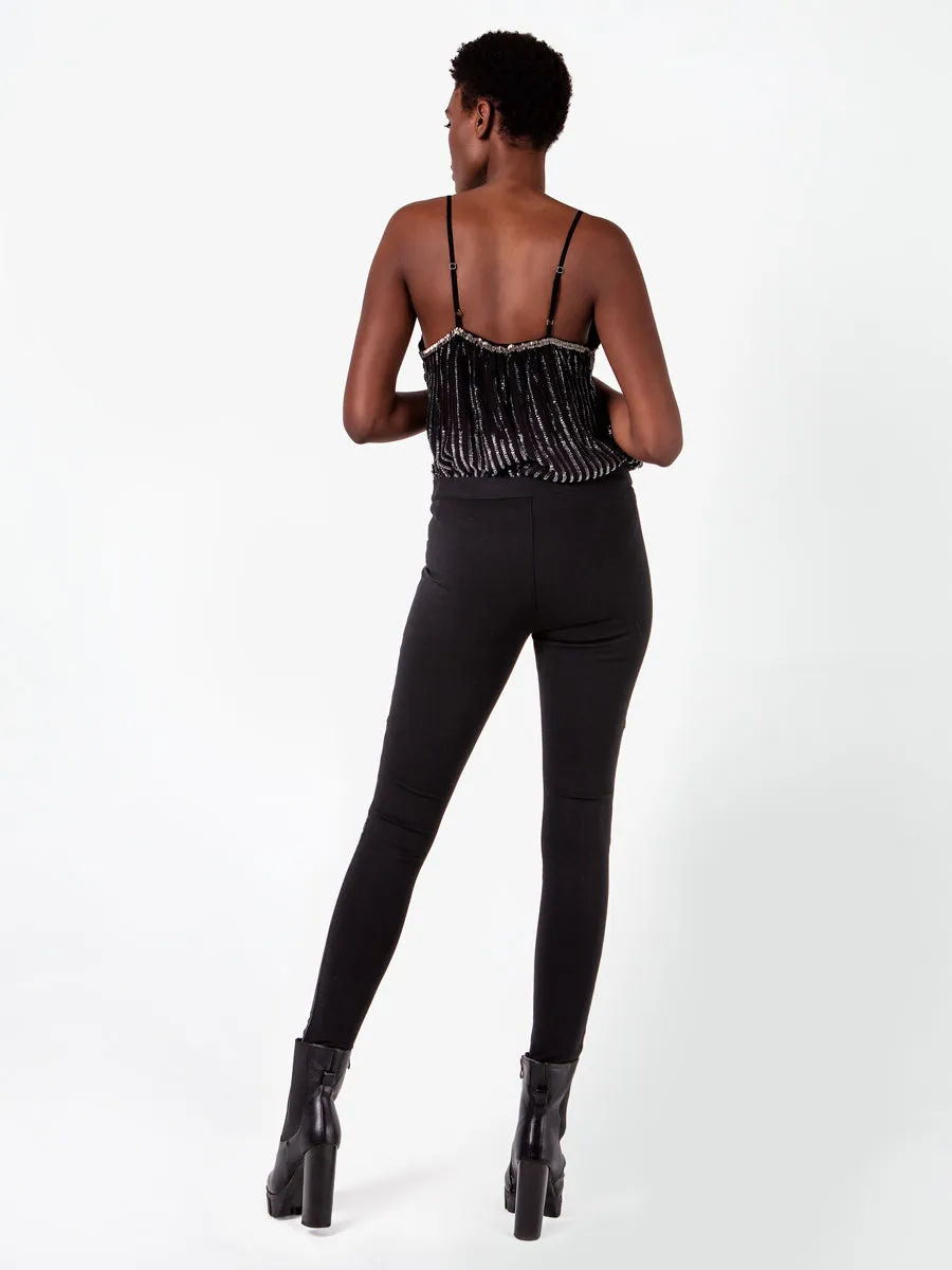 KIKI METALLIC LEGGINGS sold by AS by DF product image thumbnail 3