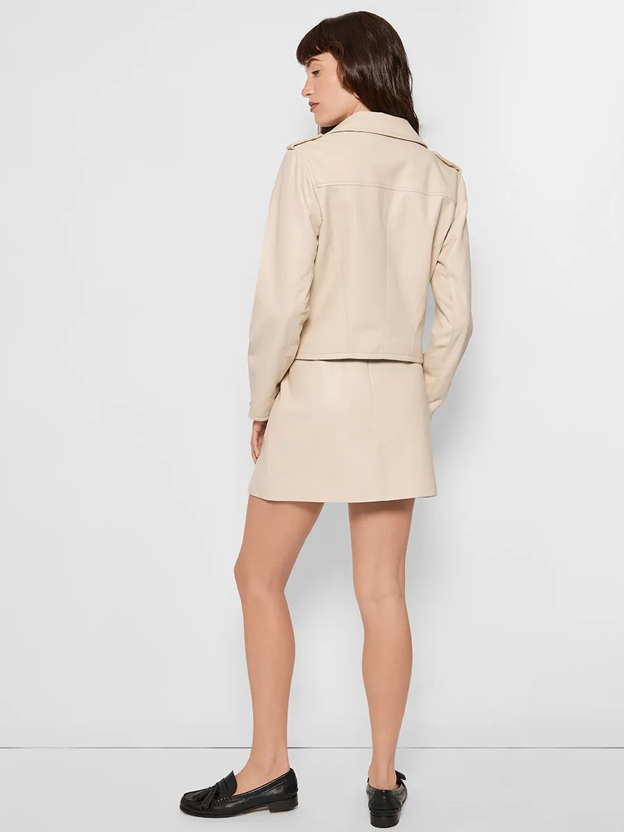 CULT RECYCLED LEATHER JACKET sold by AS by DF product image thumbnail 4