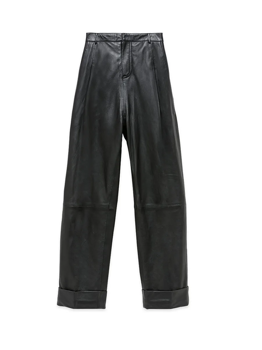 BIANCA LEATHER TROUSERS sold by AS by DF product image thumbnail 3