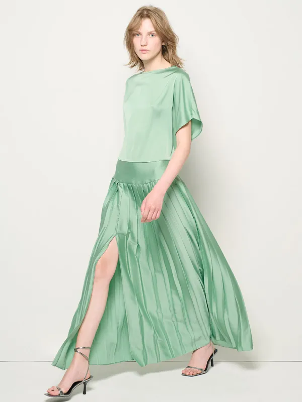 MATCHA PLEATED SKIRT sold by AS by DF