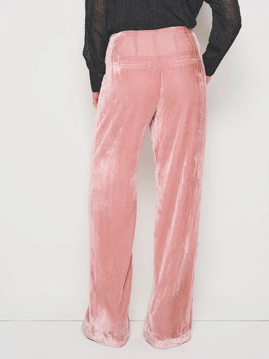 FIONA VELVET STRAIGHT LEG TROUSER sold by AS by DF product image thumbnail 3