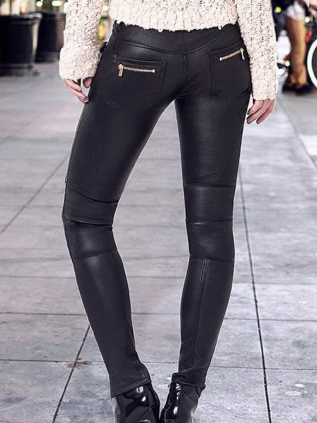 SAM STRETCH LEATHER PANTS sold by AS by DF product image thumbnail 3