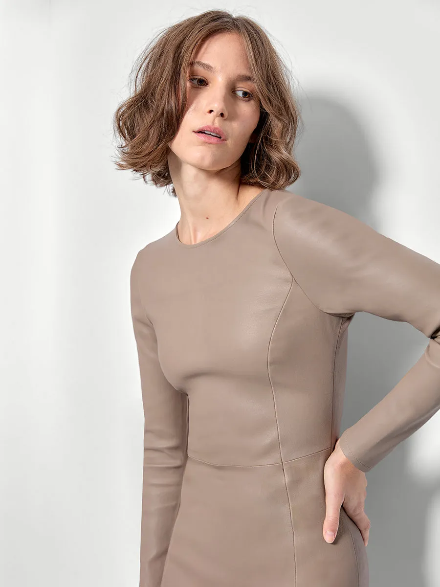 MRS. SMITH STRETCH LEATHER DRESS sold by AS by DF product image thumbnail 5