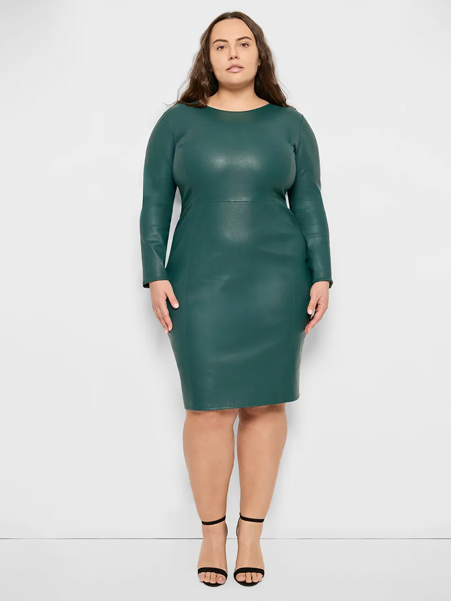 CURVE MRS. SMITH STRETCH LEATHER DRESS sold by AS by DF product image thumbnail 2