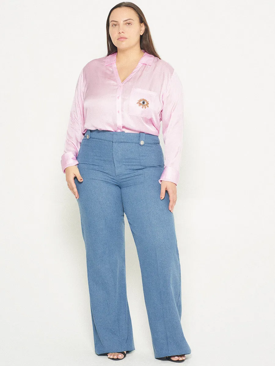 CURVE EVIL EYE BLOUSE sold by AS by DF product image thumbnail 2