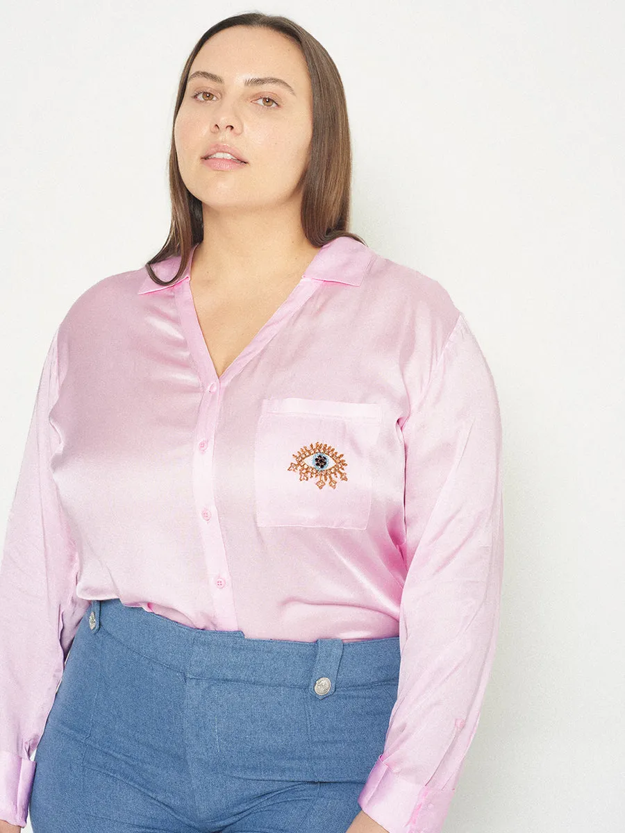 CURVE EVIL EYE BLOUSE sold by AS by DF