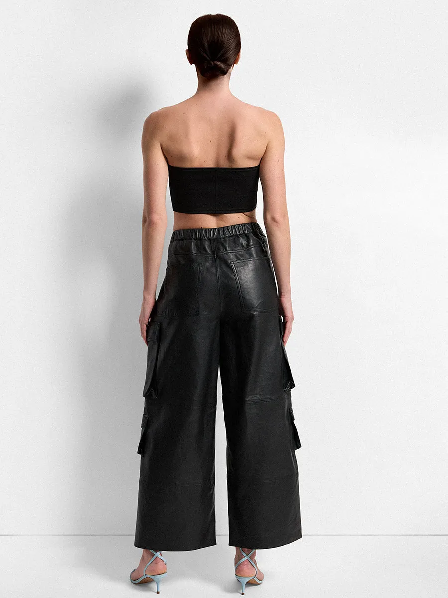 MAGRA RECYCLED LEATHER TOP sold by AS by DF product image thumbnail 4