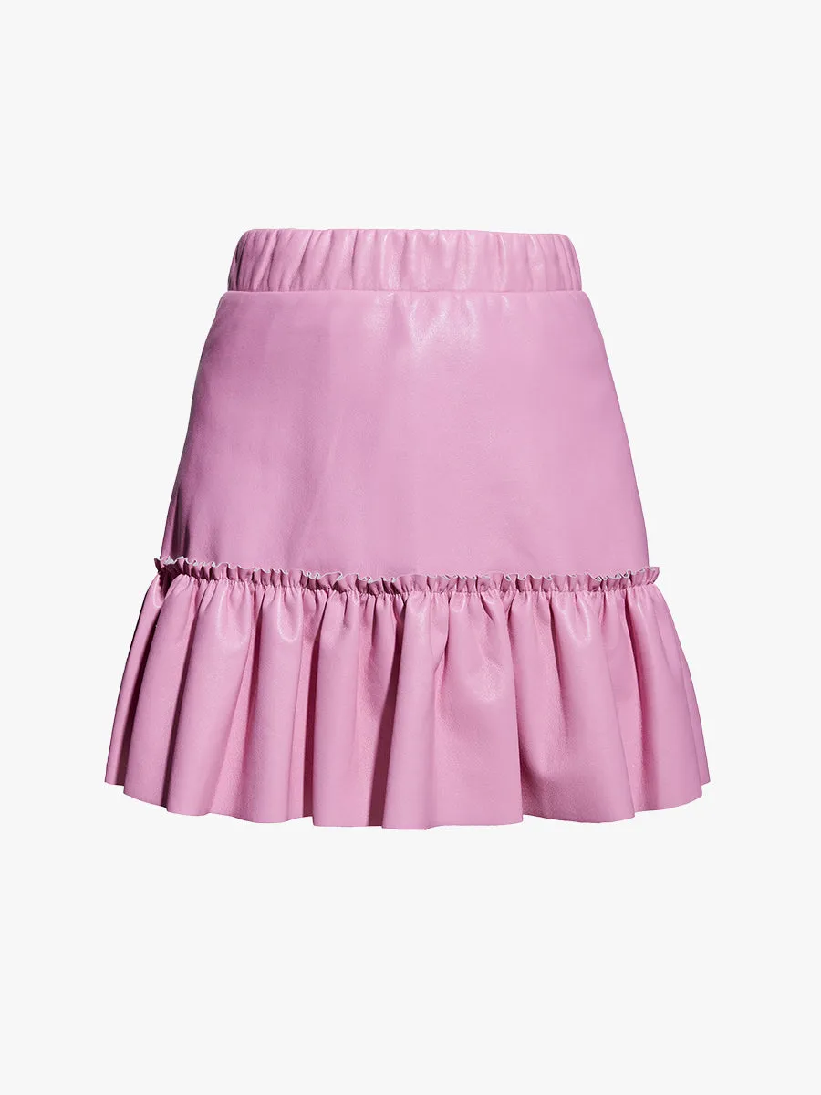 CLEMENTINE RECYCLED LEATHER SKIRT sold by AS by DF product image thumbnail 5