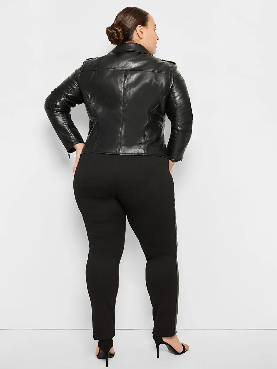 CURVE CULT RECYCLED LEATHER JACKET sold by AS by DF product image thumbnail 3