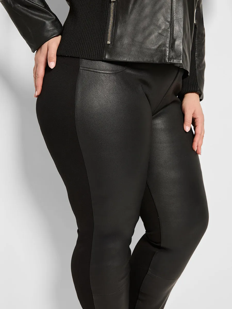 CURVE GIGI STRETCH LEATHER LEGGINGS sold by AS by DF product image thumbnail 3
