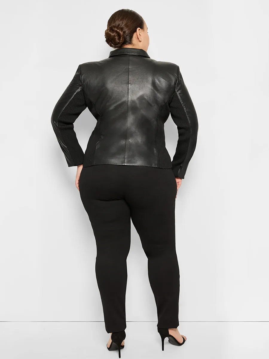 CURVE GIGI STRETCH LEATHER LEGGINGS sold by AS by DF product image thumbnail 4