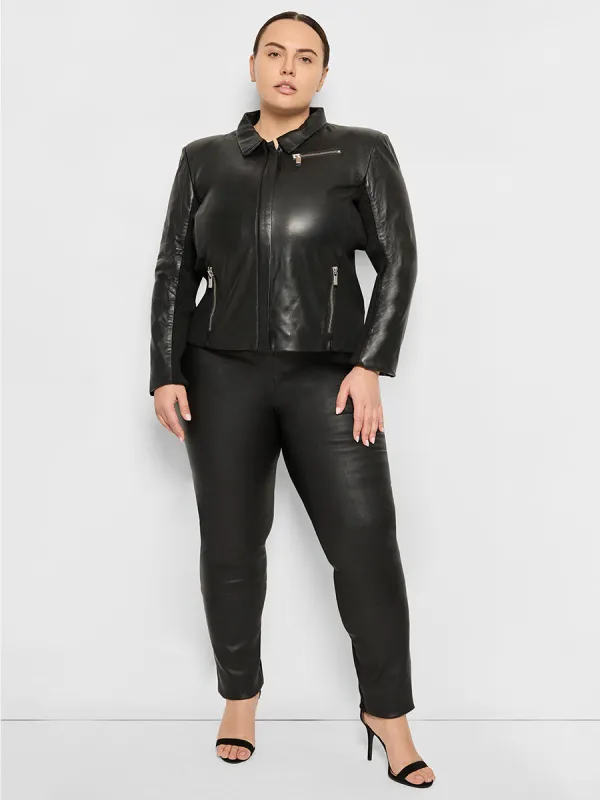 CURVE GIGI STRETCH LEATHER LEGGINGS sold by AS by DF