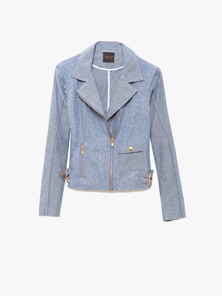 AMIRA MOTO JACKET sold by AS by DF product image thumbnail 4