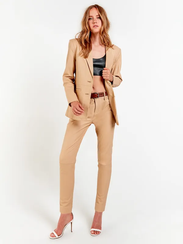 JORDAN RECYCLED LEATHER BLAZER sold by AS by DF