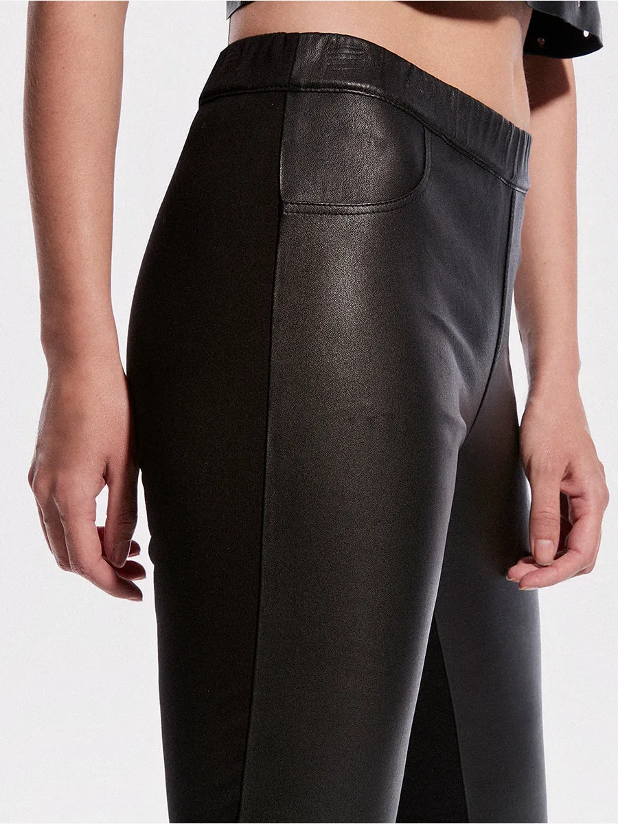 KIKI STRETCH LEATHER LEGGINGS sold by AS by DF product image thumbnail 3