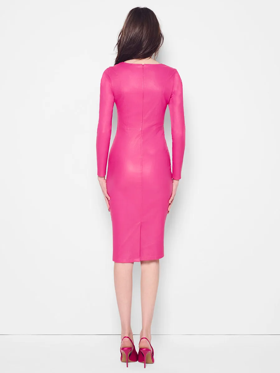 MRS. SMITH STRETCH LEATHER DRESS sold by AS by DF product image thumbnail 4