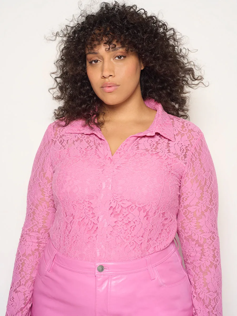 CURVE DIXIE LEATHER SKIRT sold by AS by DF product image thumbnail 3