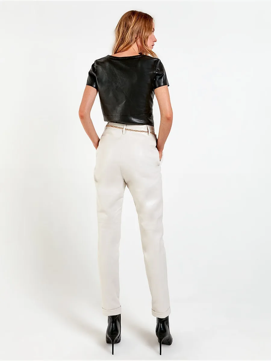 NEW GUARD LEATHER TEE sold by AS by DF product image thumbnail 4
