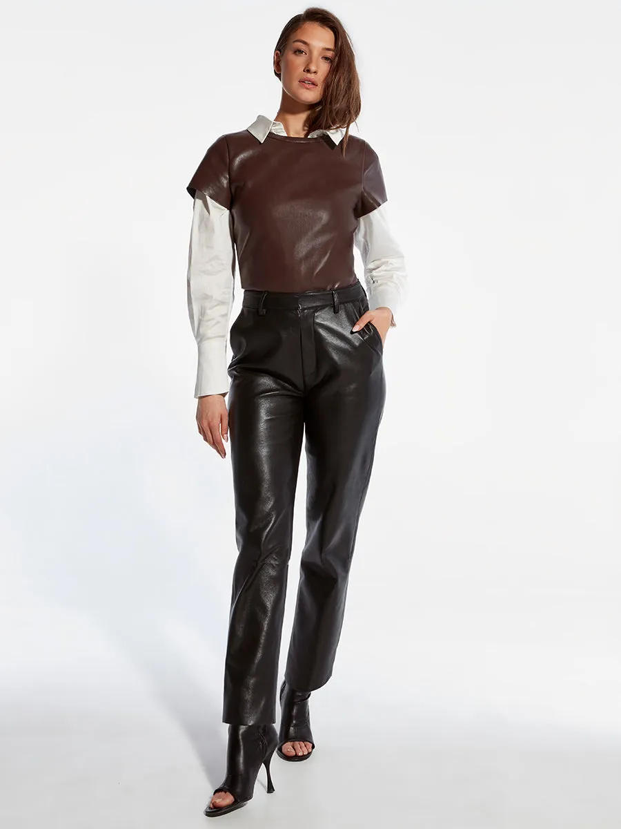 NEW GUARD LEATHER TEE sold by AS by DF product image thumbnail 2