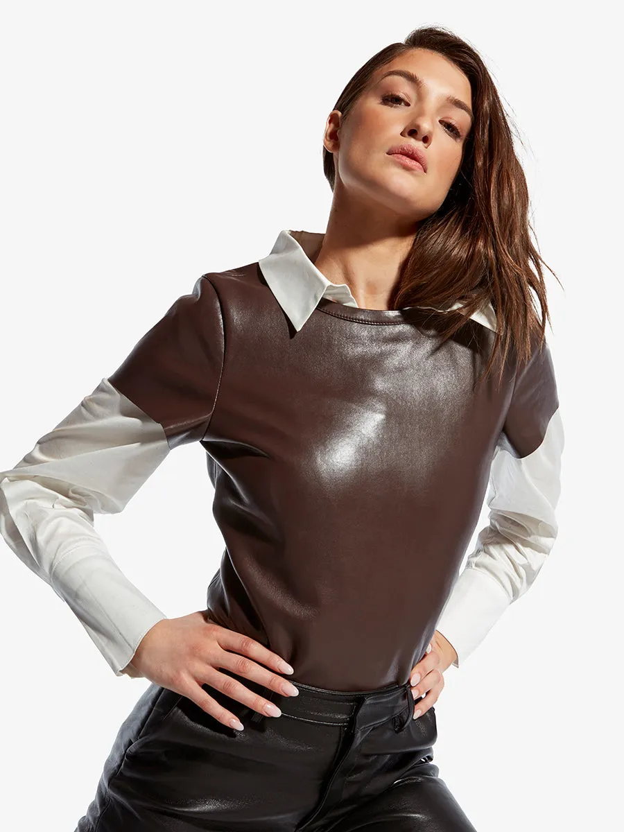 NEW GUARD LEATHER TEE sold by AS by DF