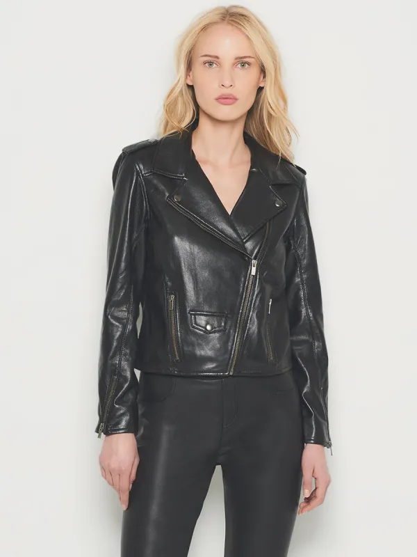 CULT LEATHER JACKET made by AS by DF