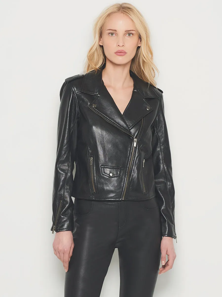 CULT LEATHER JACKET sold by AS by DF