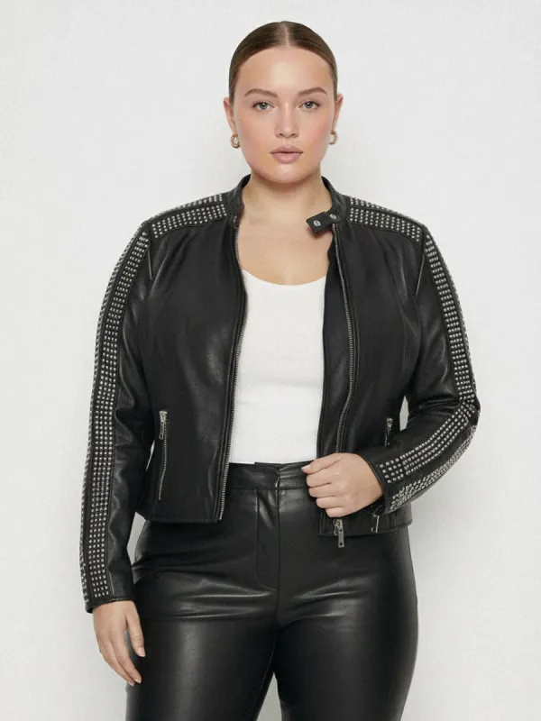 CURVE RYDER LEATHER JACKET made by AS by DF
