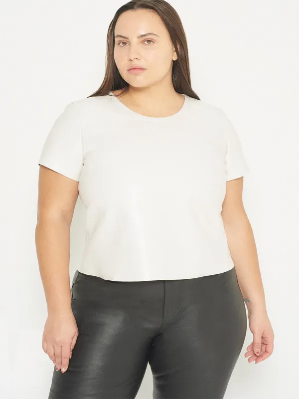 CURVE NEW GUARD LEATHER TEE made by AS by DF